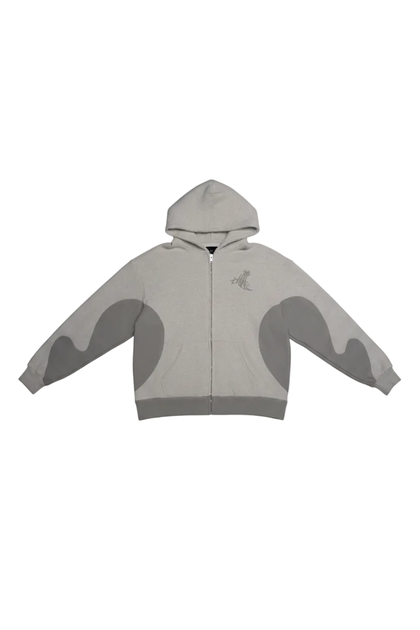 Hoodie mit angepasster Kapuzen- und Körperform